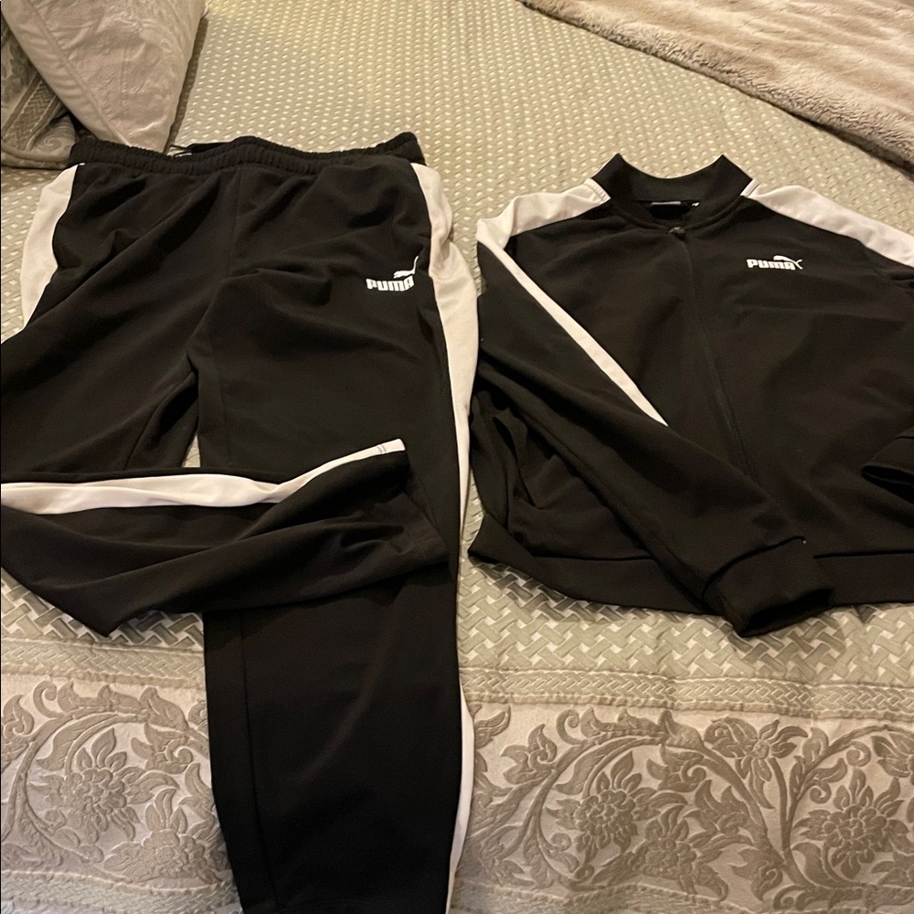 Puma Monochrome Tracksuit Set
